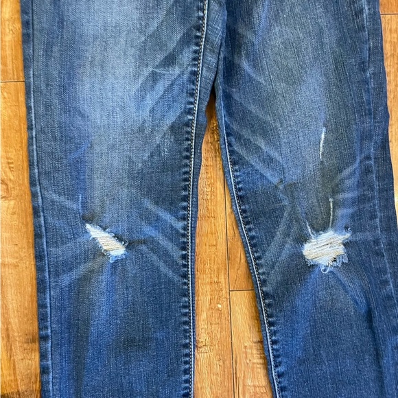 JUDY BLUE Women’s Blue Distressed Skinny Fit Ankle Jean Pant Size 5 27 - Picture 4 of 15